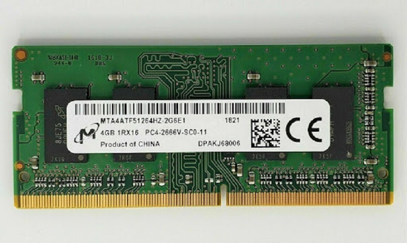 RAM Laptop Micron 4GB DDR4 Bus 2666 - Hàng Nhập Khẩu