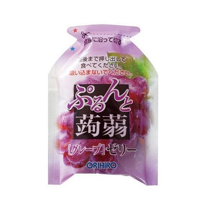 Thạch trái cây mix táo nho Orihiro 240g