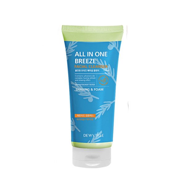 SỮA RỬA MẶT NAM ALL IN ONE BREEZE DEWYTREE 170ML