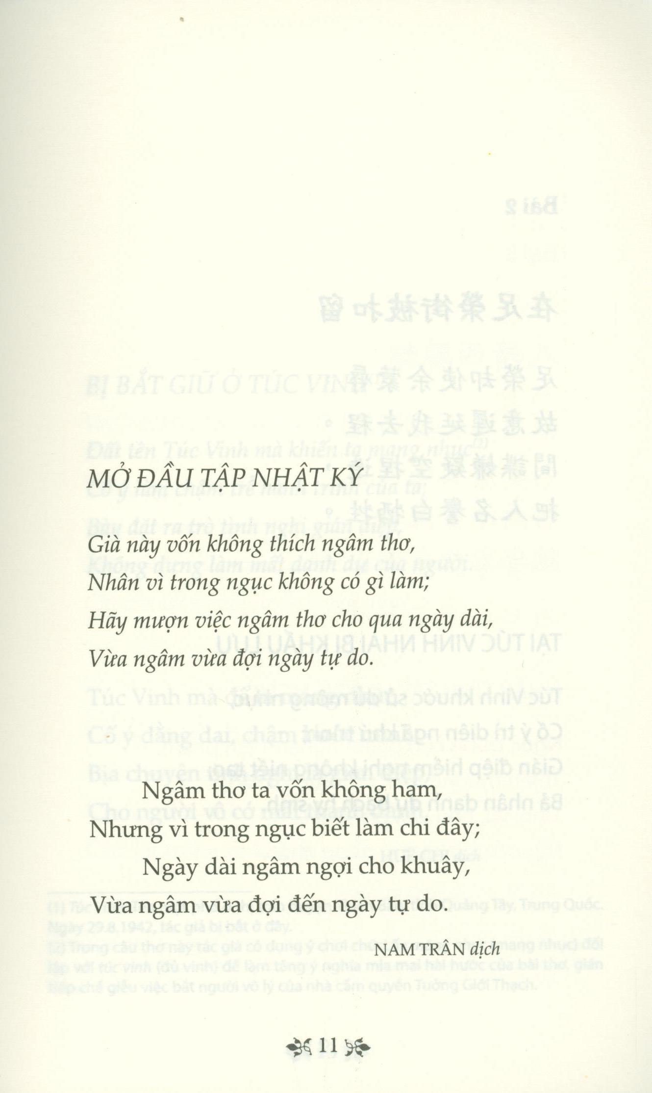 Nhật Ký Trong Tù  (Tái Bản 2020)