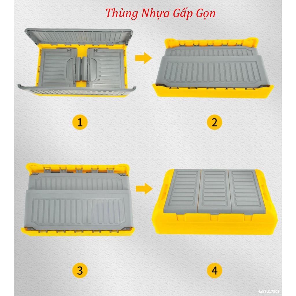 Thùng đựng đồ cốp xe ô tô xếp gọn dễ dàng với 2 dung tích 30L và 55L tiết kiệm tối đa không gian cốp xe ô tô - 42 lít