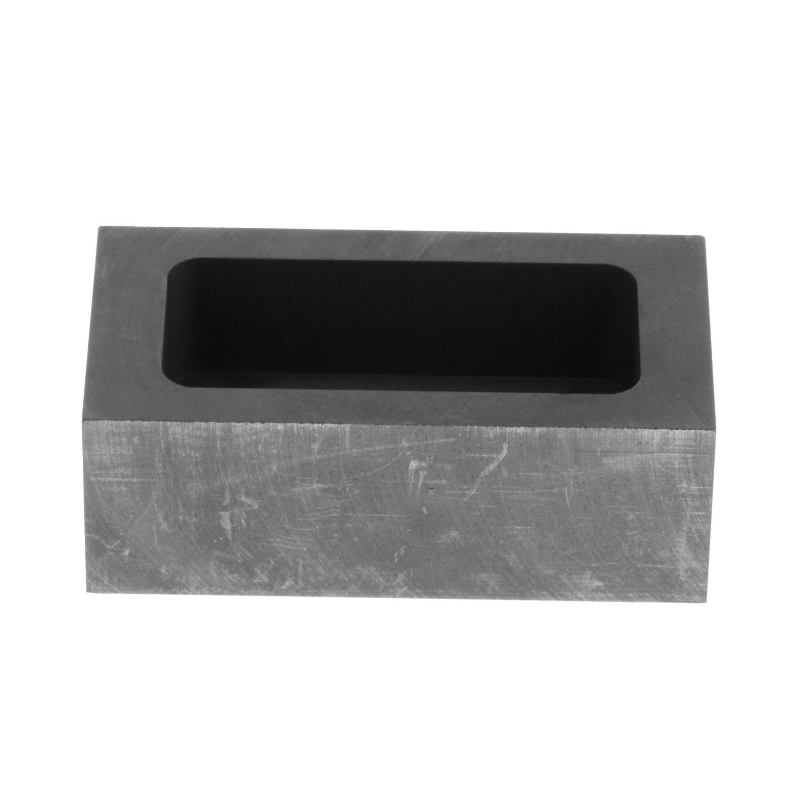 Square Graphite Tank Ingot Mould Crucible for Aluminum Brass Precious Metals