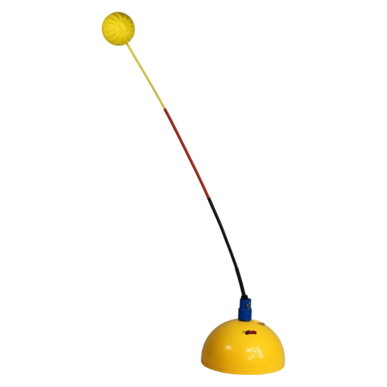 Tennis Swing Trainer, Tennis Training Tool Self Exercise Tennis Soft Shaft Swing Training Gear Practice Tool for Kids Beginner