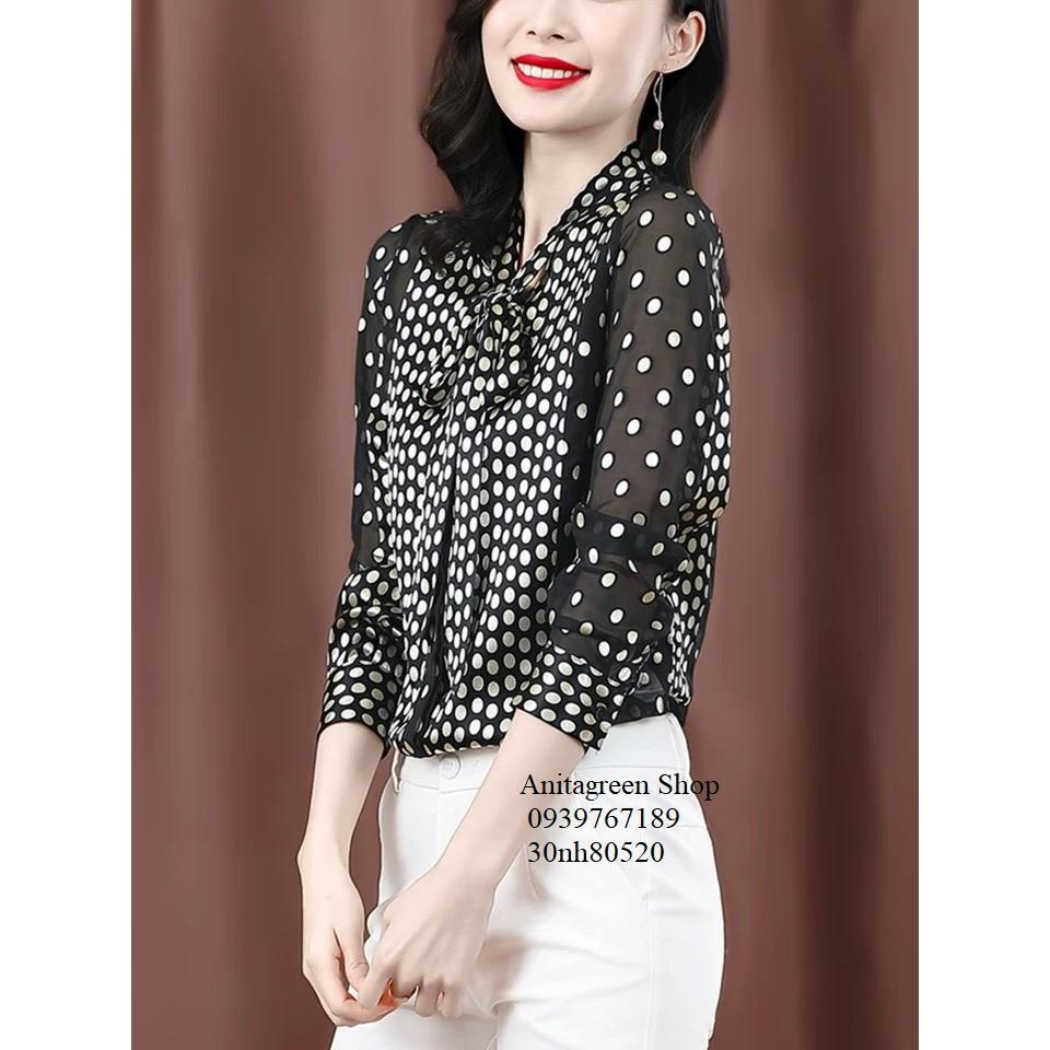 Nh80520-SƠ MI NỮ PHỐI BI s-6xl