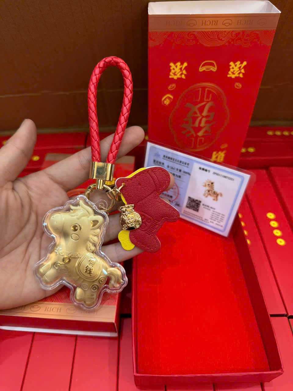 Móc Khóa Ngựa Vàng May Mắn – Biểu Tượng Mã Đáo Thành Công – Phụ Kiện Treo Balo, Túi Xách – Quà Tặng Ý Nghĩa - HÀNG CHÍNH HÃNG MINIIN