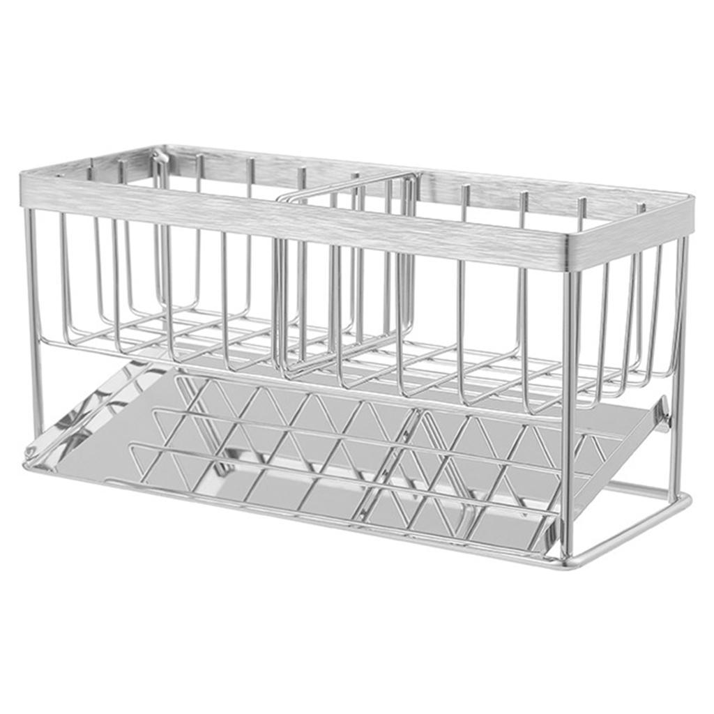 Sink Rack Sponge Holder Storage Dishcloth Holder for Countertop