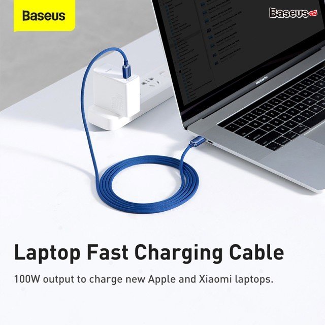 Cáp sạc nhanh 100W Type-C to Type-C Baseus Crystal Shine Series Fast Charging- hàng chính hãng