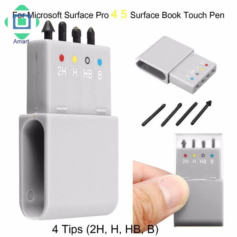 Bộ 4 đầu bút cảm ứng thay thế dành cho laptop Microsoft Surface Pro 2H H HB B