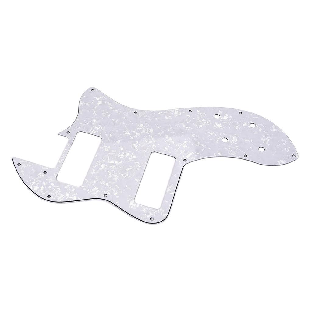 Deluxe   Guitar Anti-scratch Pickguard Parts White Pearl