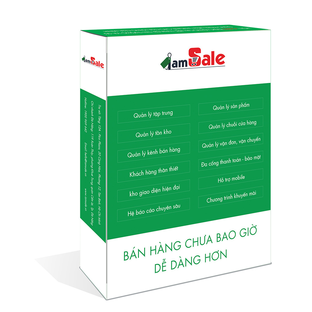 Phần mềm quản lý bán hàng đa kênh iamSale Basic 1 năm