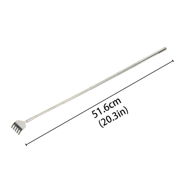 Gãi lưng bằng inox thông minh có thể kéo dài thu ngắn tiện lợi