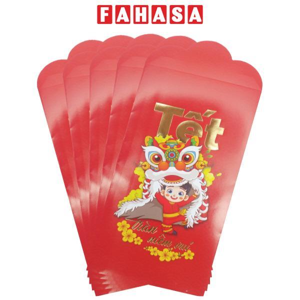 Bộ 5 Bao Lì Xì Tết - FAHASA 02 - Tràn Niềm Vui