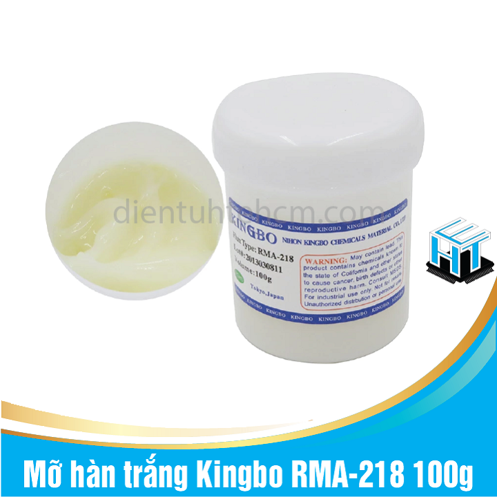 Mỡ hàn trắng Kingbo RMA-218 100g
