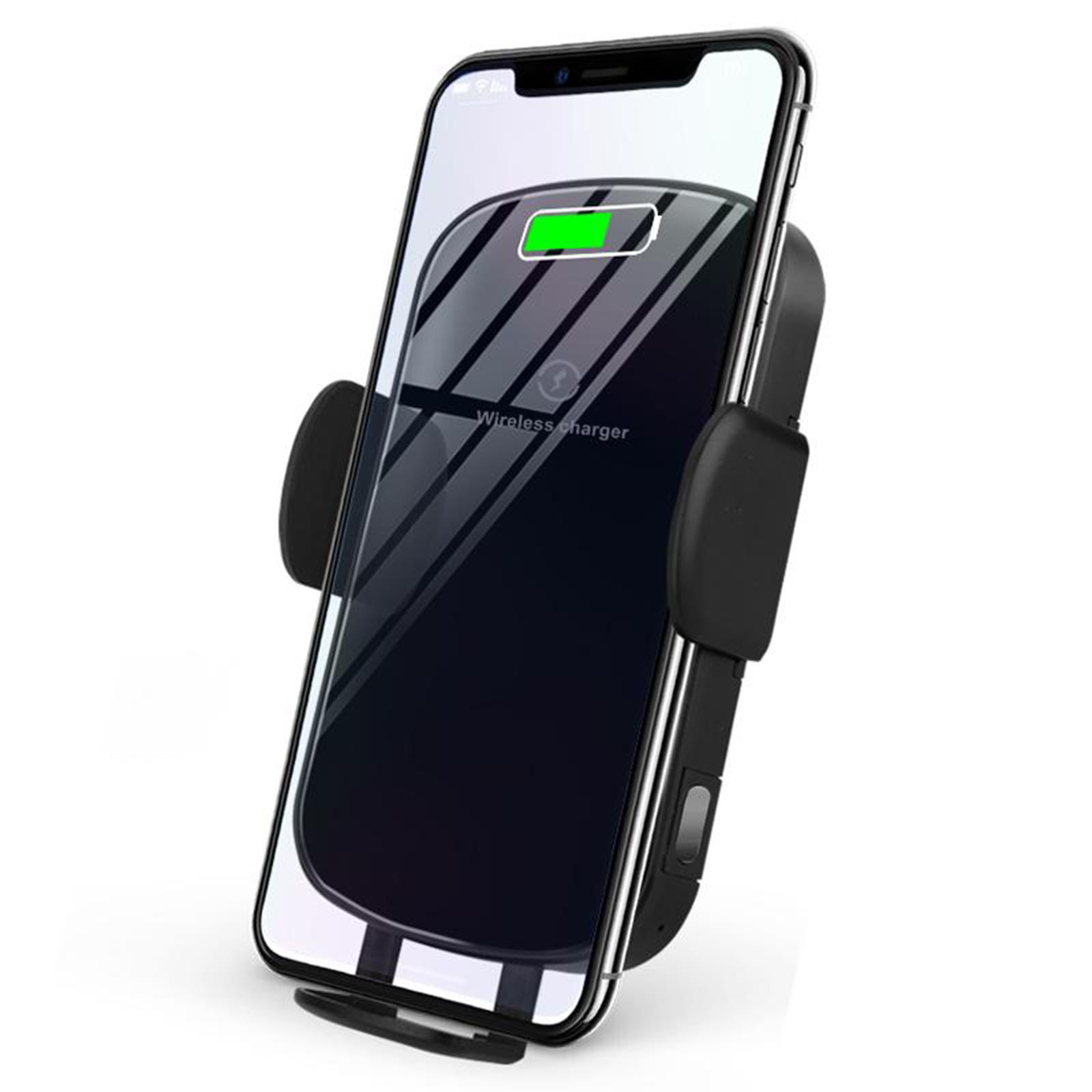 Wireless Car Charger,15W Qi Fast Charging Auto-Clamping Car Mount, Windshield Dash Air Vent Phone Holder Compatible with iPhone 11/11 Pro Max/Xs MAX