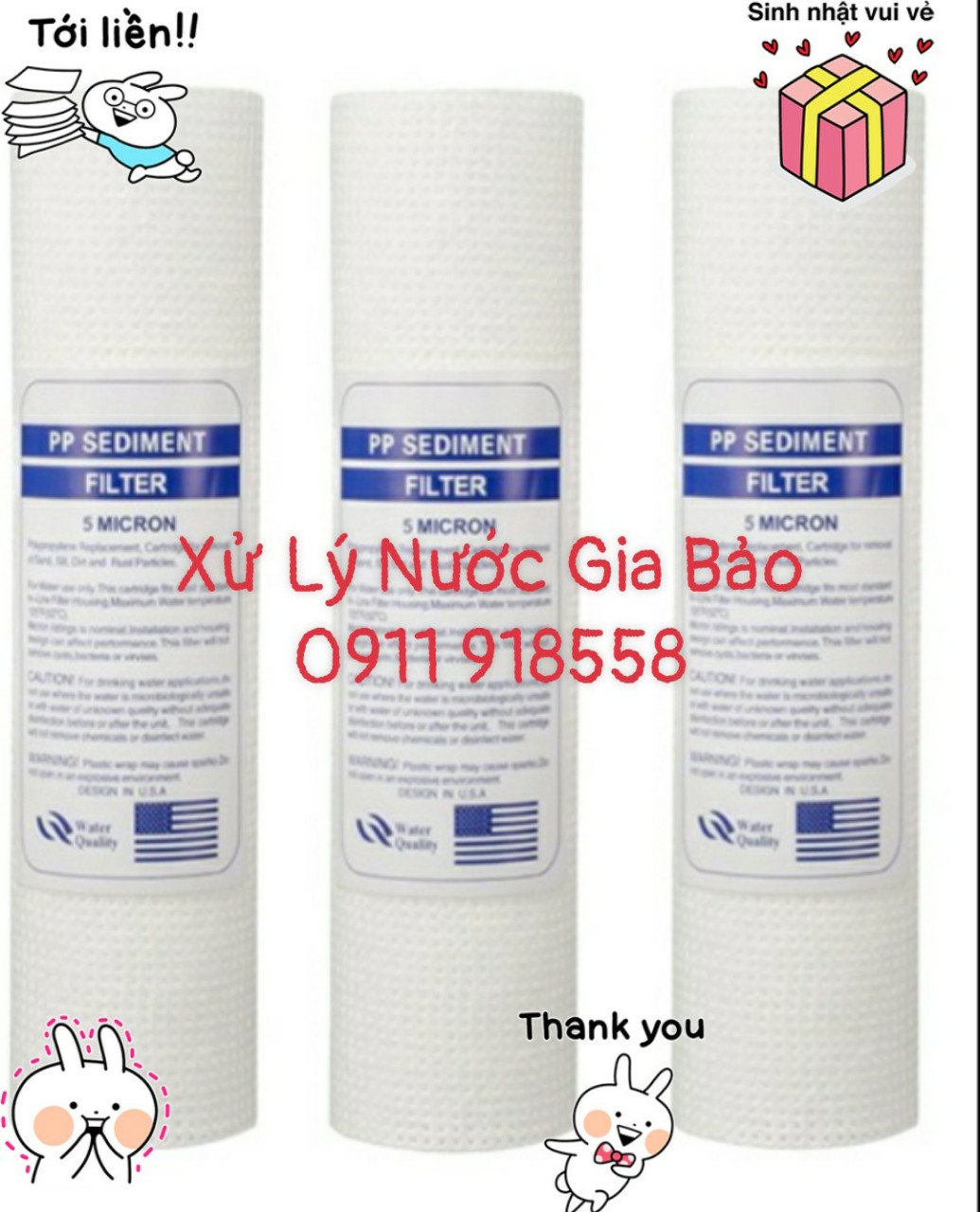 Lõi Lọc Nước Số 1 (PP) 10 inch