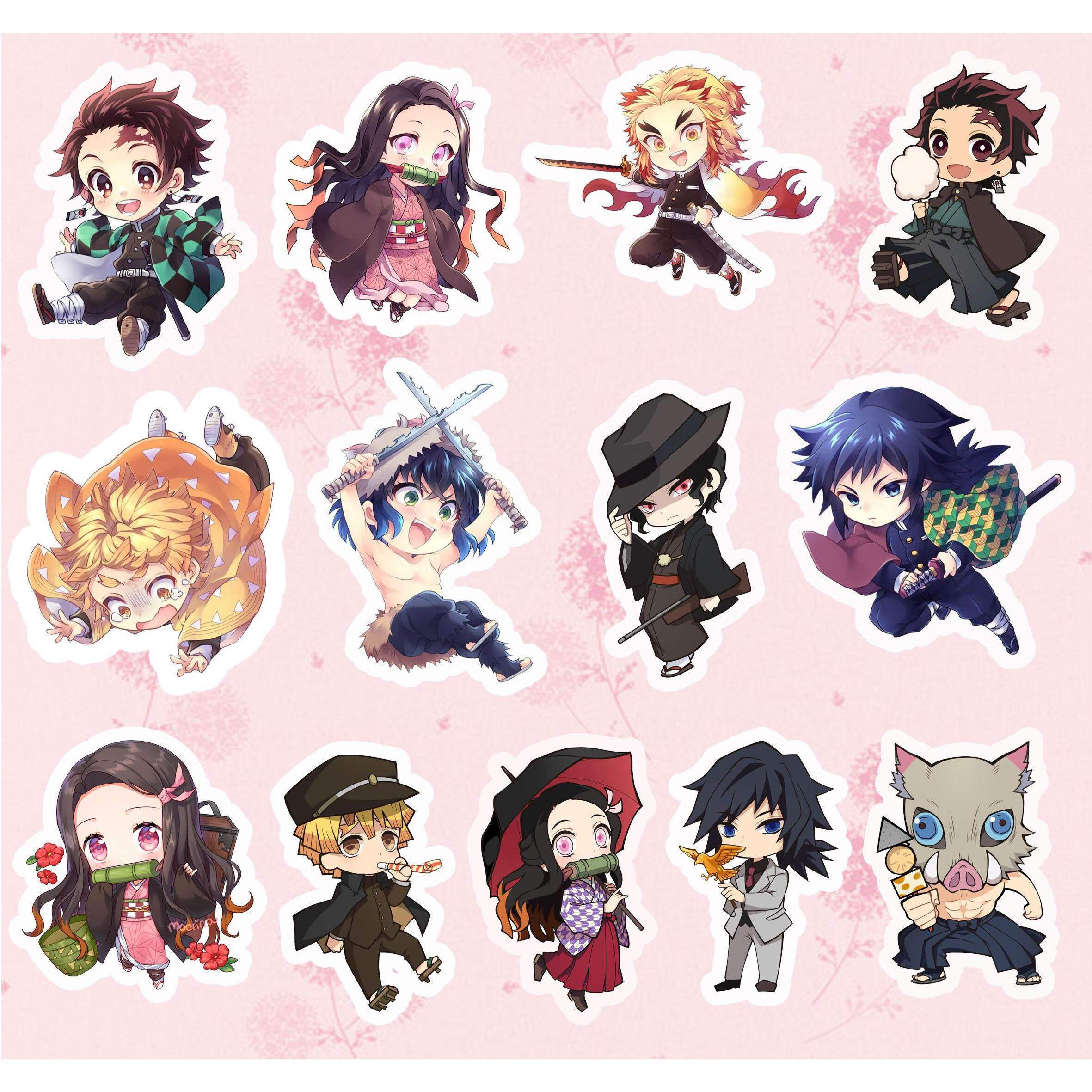 ảnh sticker Kimetsu no Yaiba 40-45 ảnh