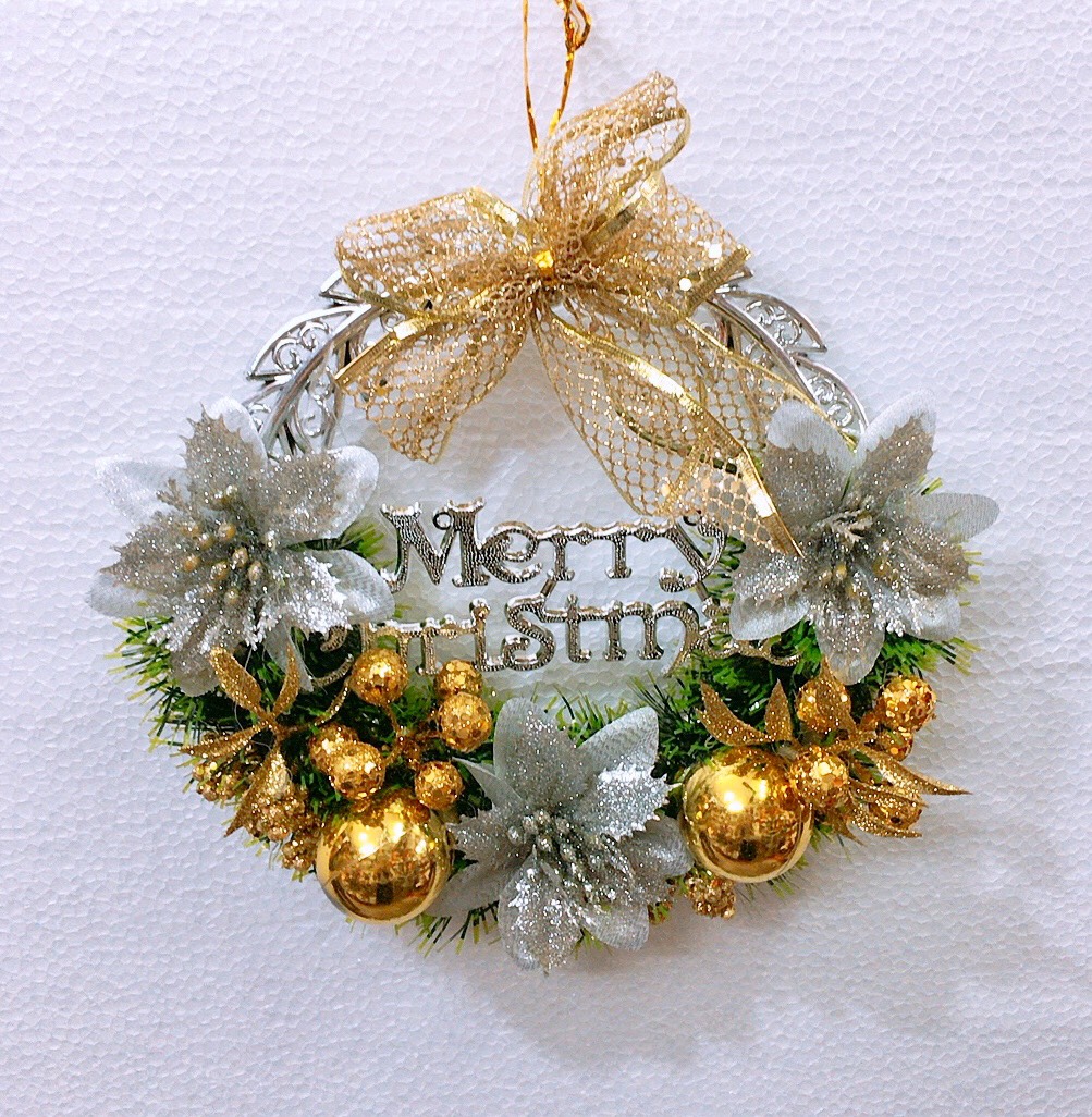 Vòng Nguyệt quế trang trí NOEL kích thước 25cm