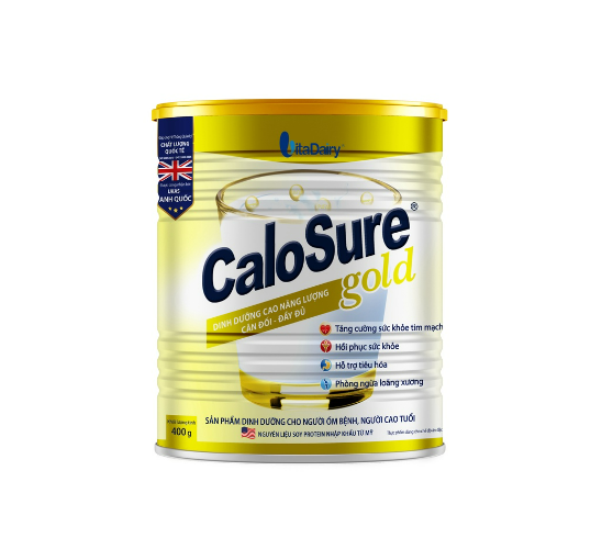 Sữa bột Calosure Gold ít đường 400g giúp tăng cường sức khỏe tim mạch, bảo vệ cơ xương khớp, ngủ ngon, tiêu hóa tốt - VitaDairy