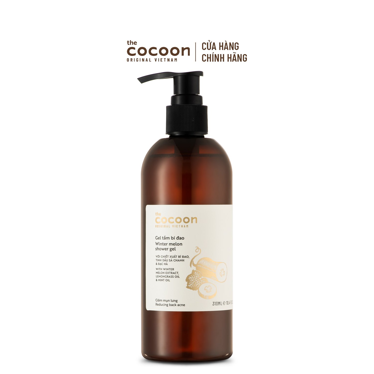 Gel tắm bí đao Cocoon 300ml