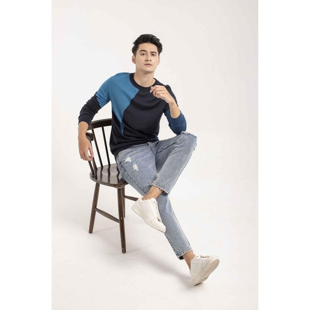 Quần jeans nam ARISTINO AJN00209 dáng suông nam tính