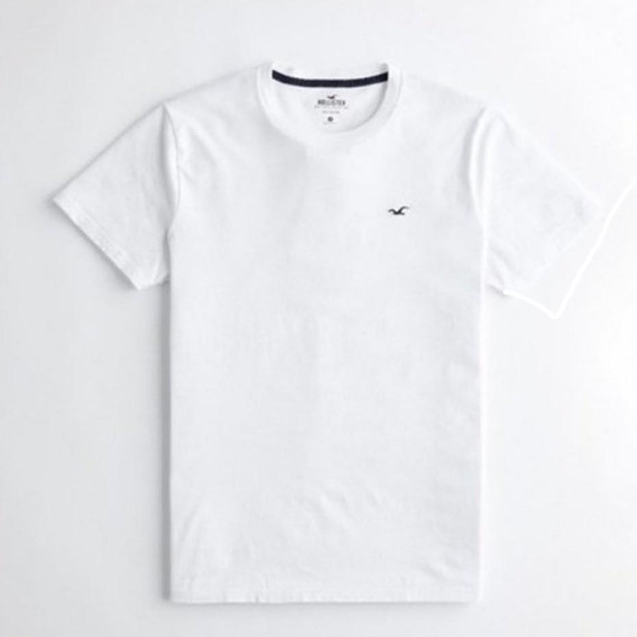 Áo thun nam Áo phông Hollister ngắn tay cổ tròn 100% cotton xuất xịn - BASIC BRO