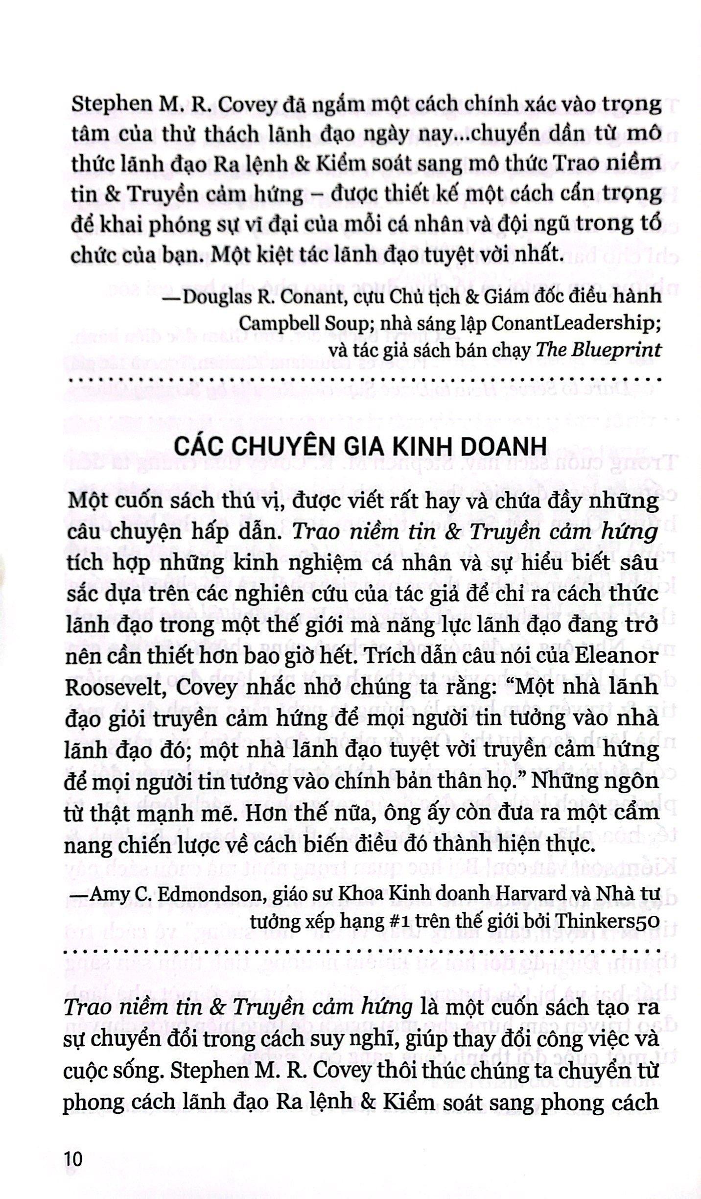 Trao Niềm Tin Và Truyền Cảm Hứng - Trust And Inspire