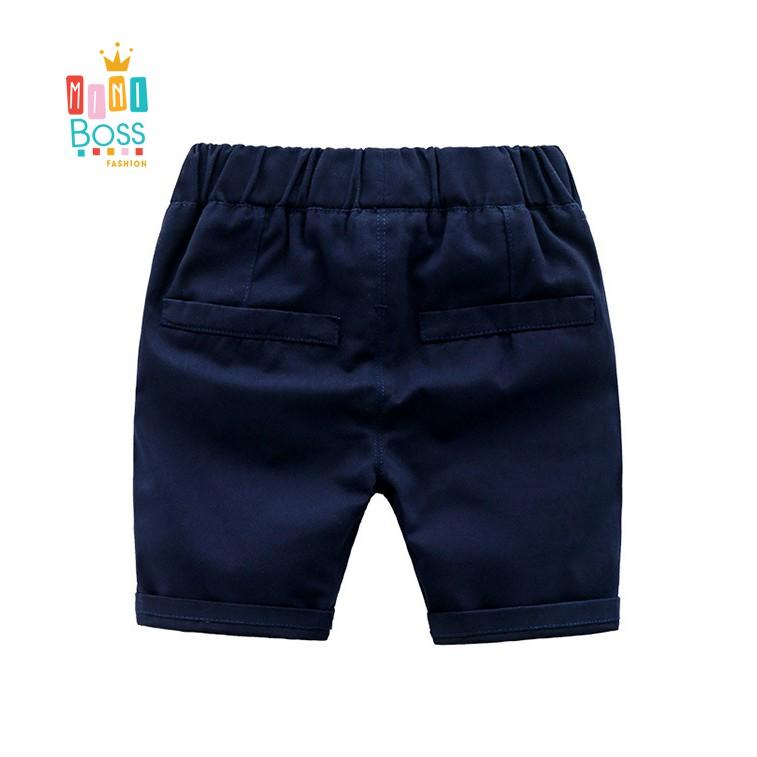 Quần short kaki cho bé trai 10-26kg - Quần đùi kaki cho bé trai