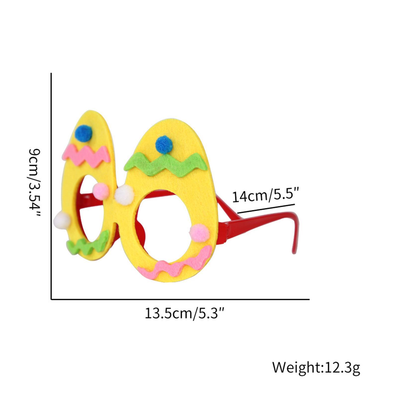 2x Cute Easter Glasses Boys Girls Gifts Eyewear for Birthday Party Decorations