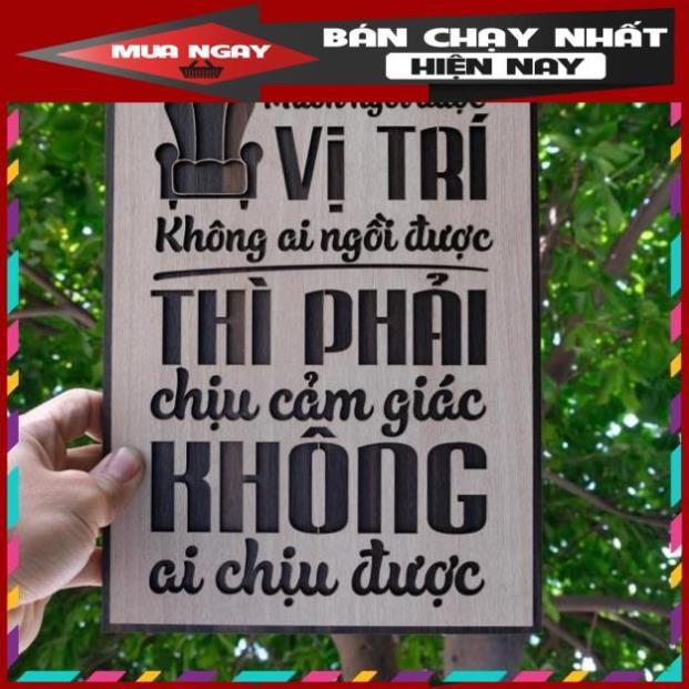 Tranh treo tường slogan câu nói hay truyền cảm hứng TBIG021 TRENDDECOR.VN