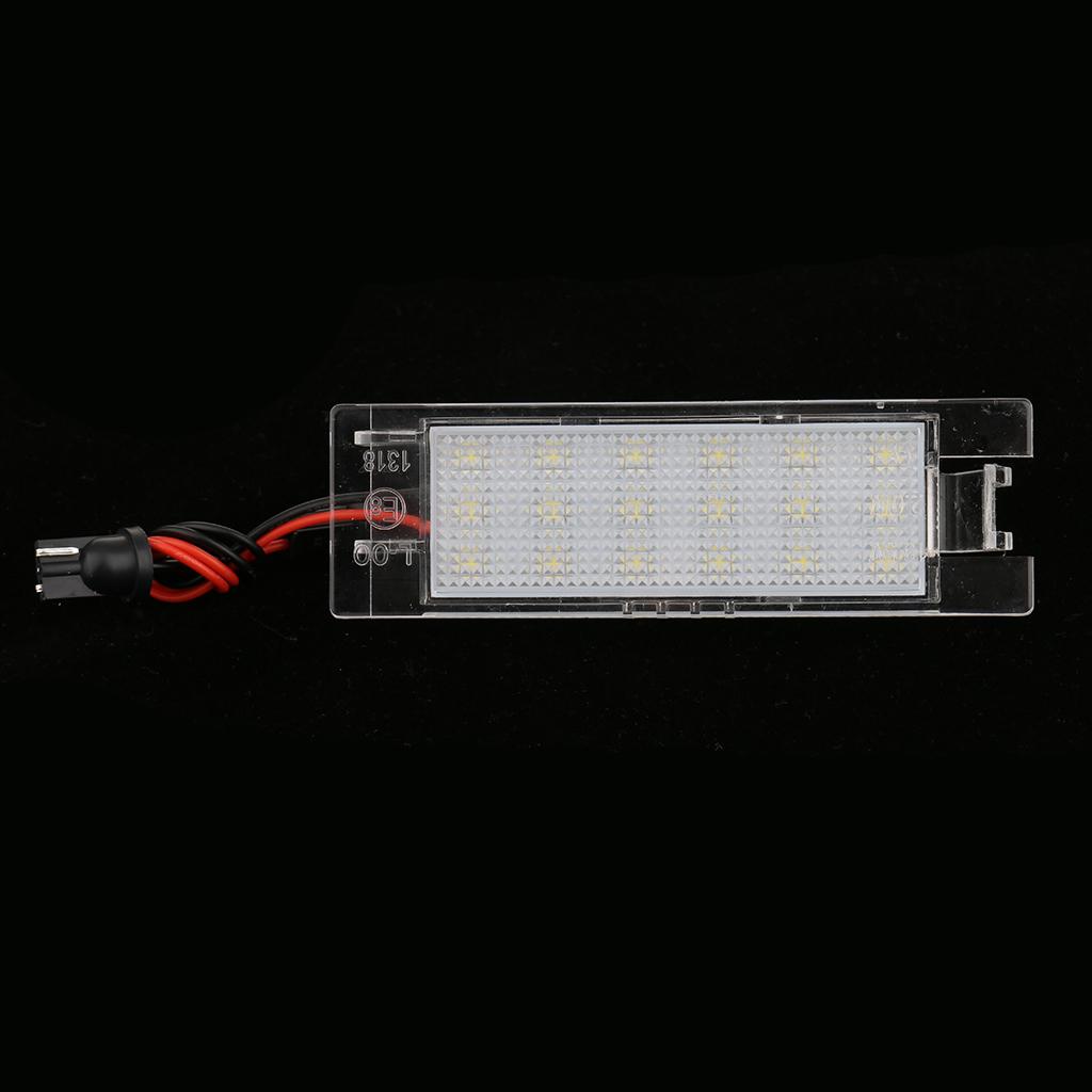 2 Piece Car No Error LED License Number Plate Light for Vauxhall Opel Zafira B