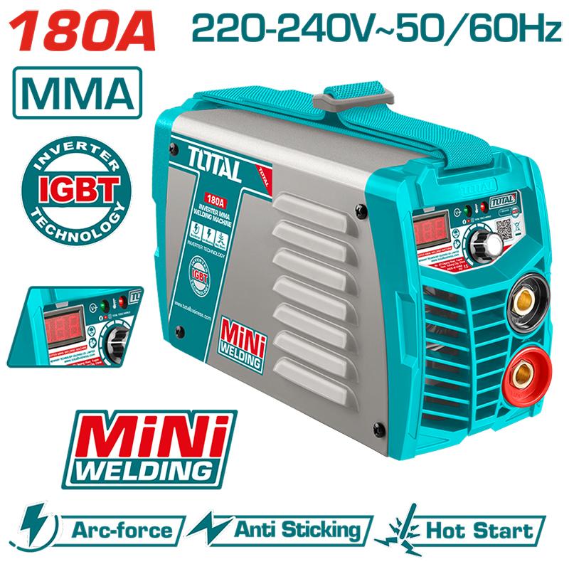 MÁY HÀN MMA INVERTER 180A/85V TOTAL TW218016 - HÀNG CHÍNH HÃNG