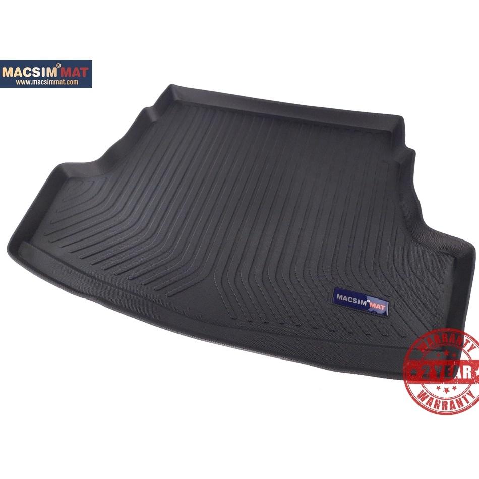 Thảm lót cốp xe ô tô TOYOTA VIOS nhãn hiệu Macsim chất liệu TPV cao cấp màu đen