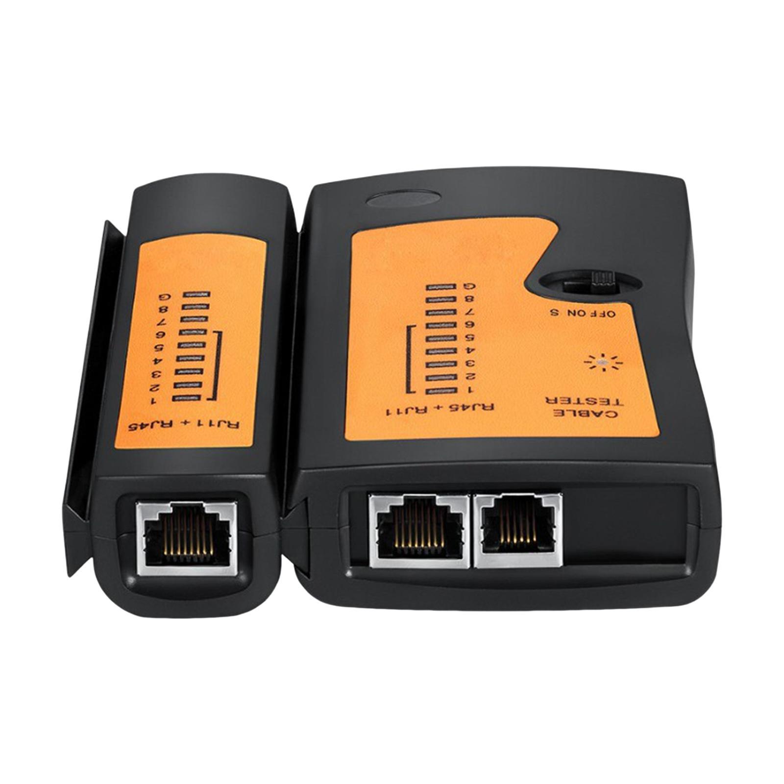 Durable Network Cable Tester for Shorts Opens Crossed Pairs Network Cable