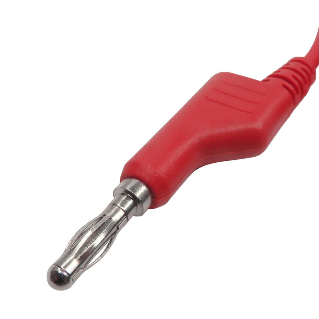 25x 5-Color Banana to Alligator Clip Lead Wire Cable Supplies 1000V 15A