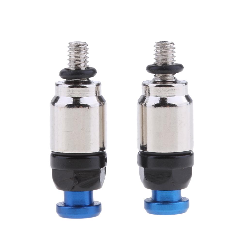 Blue M4 x 0.7mm Dirt Bike Fork Air Bleeder Pressure Relief Valve for