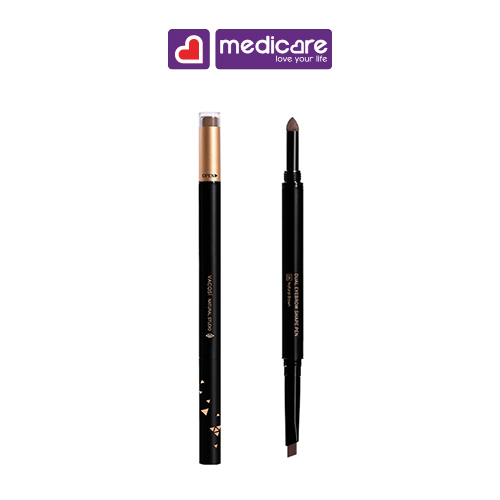 VACOSI Chì mày định hình Natural Studio Dual Eyebrow Shape Pen 5ml