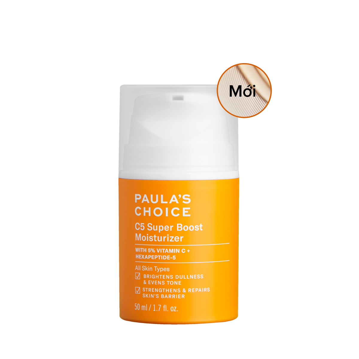 Kem dưỡng ẩm Vitamin C làm sáng da và tăng sinh collagen Paula's Choice C5 Super Boost Moisturizer 50ml