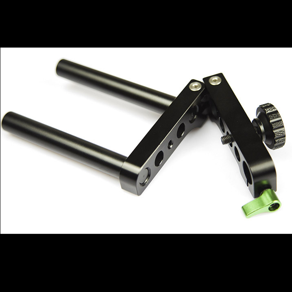 15mm Rail Rod Clamp Railblock for DSLR Camera Shoulder Rig Support System