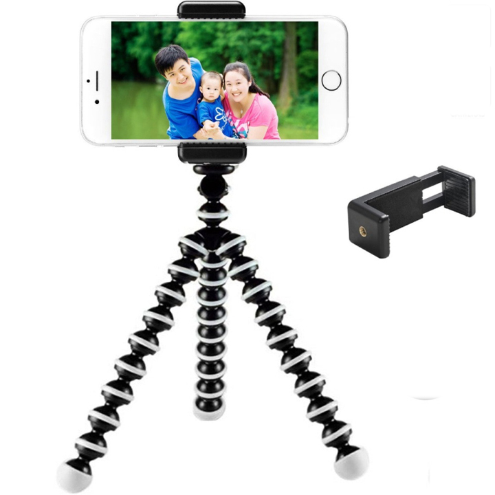 Đế kẹp điện thoại 2 chiều gắn chân máy Tripod 1/4