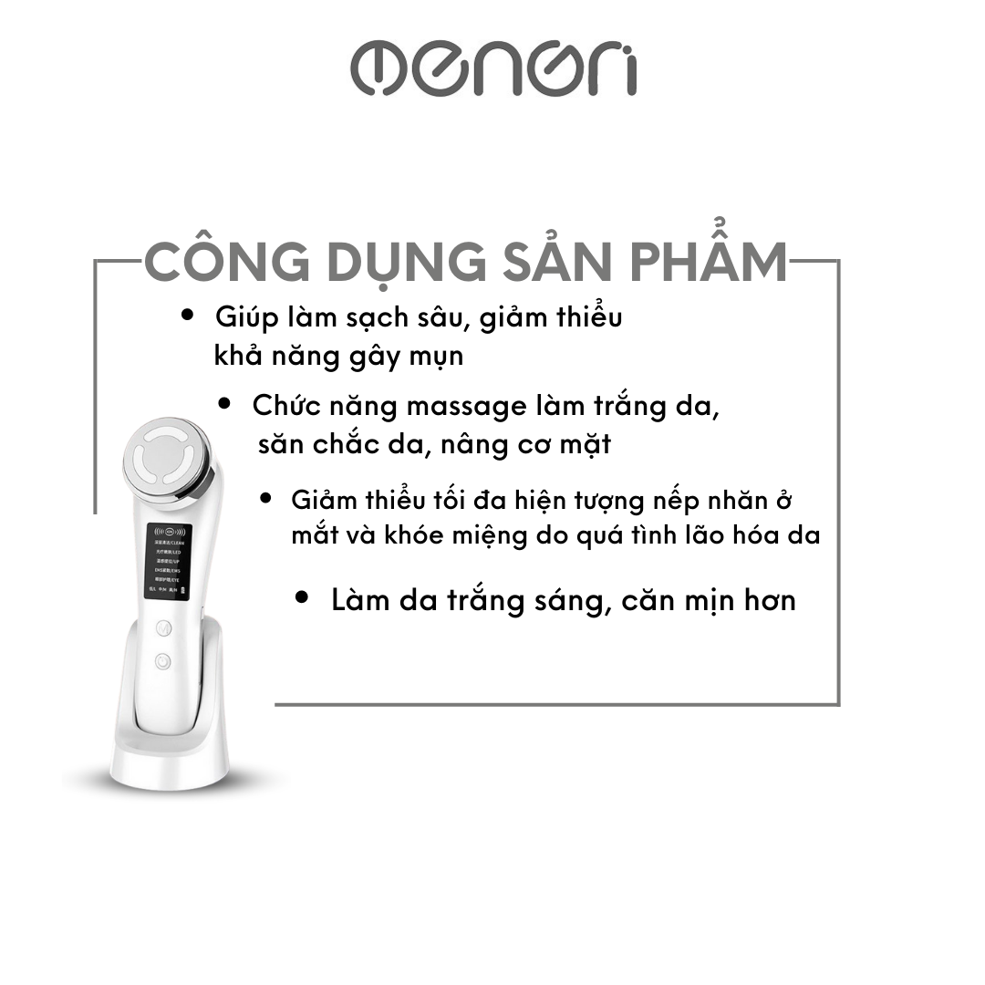 Máy Đẩy Tinh Chất Massage Mặt M80B giúp làm sáng da, giảm thâm, viêm và mụn - OENON