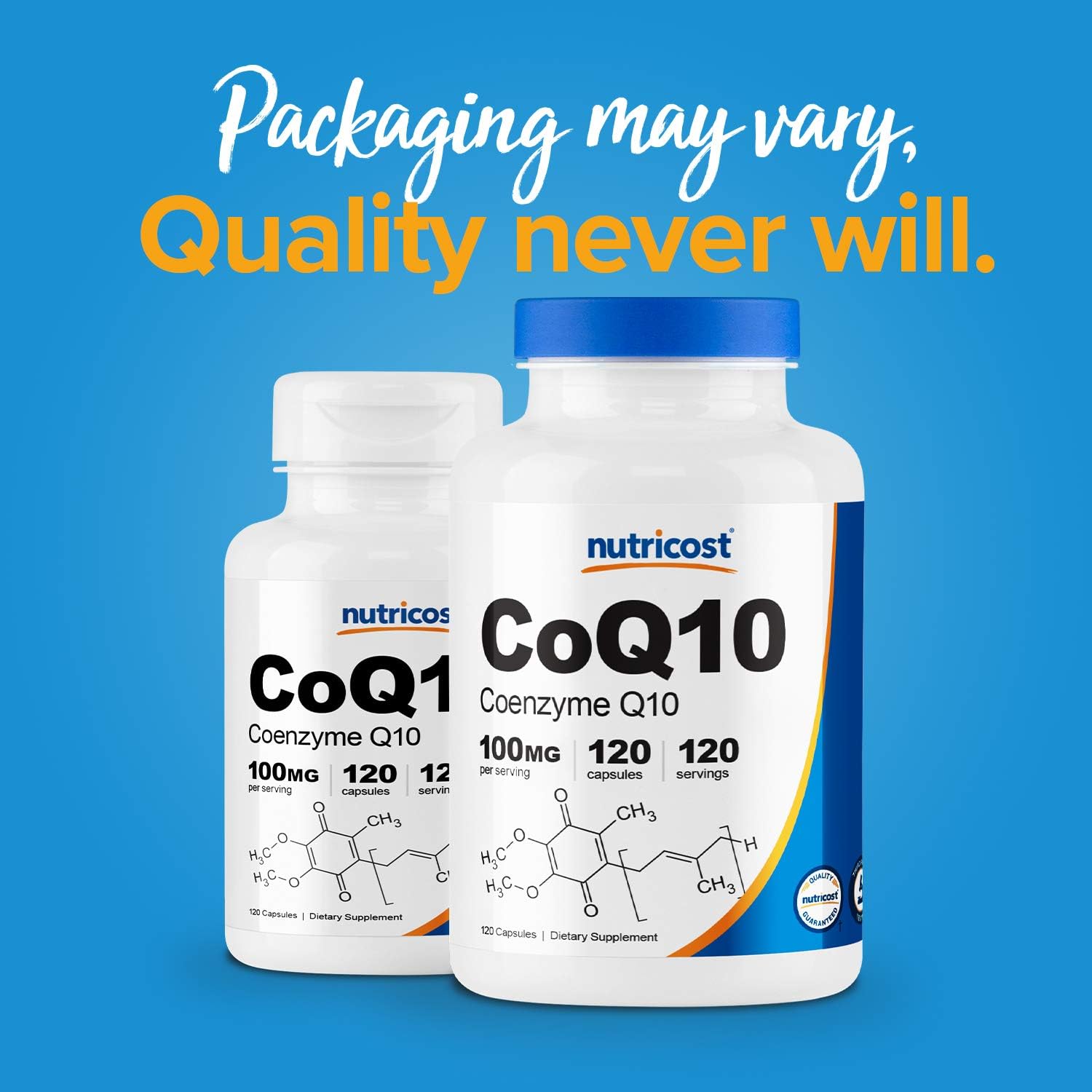 Nutricost CoQ10 (120 Viên) - Cải Thiện Tim Mạch và Sức Khỏe Tập Luyện