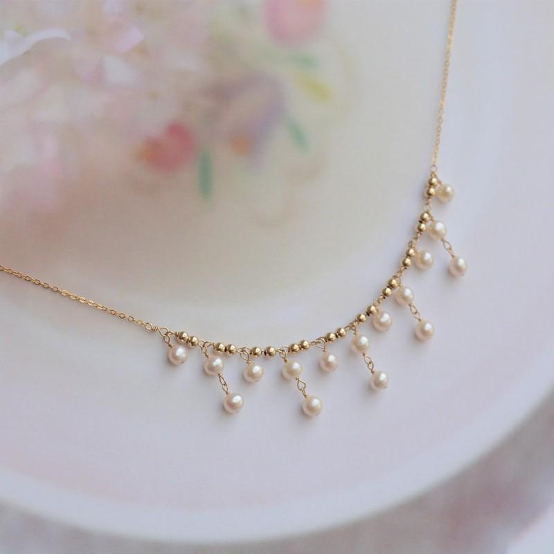 Vòng cổ  nữ đính ngọc kiểu dáng thanh lịch