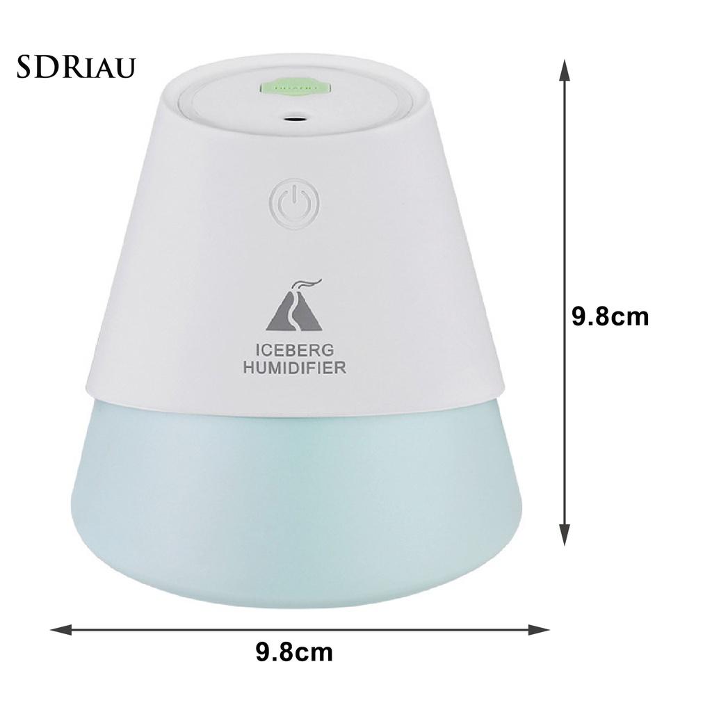 Máy Phun Sương Tạo Độ Ẩm Không Khí Mini Không Gây Tiếng Ồn Thiết Kế Hình Viên Đá
