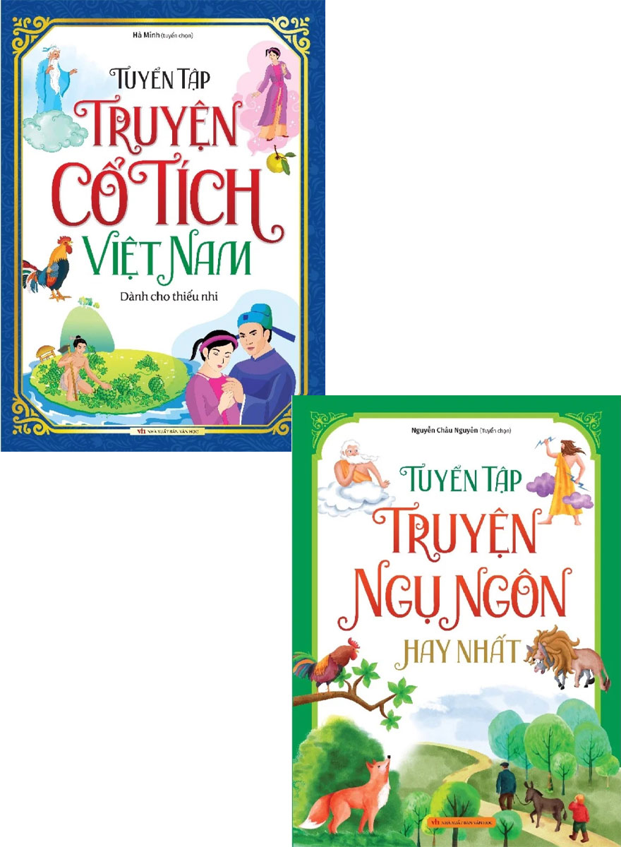 Combo Tuyển Tập Truyện Cổ Tích Việt Nam Dành Cho Thiếu Nhi + Tuyển Tập Truyện Ngụ Ngôn Hay Nhất (Bộ 2 Cuốn) _ML