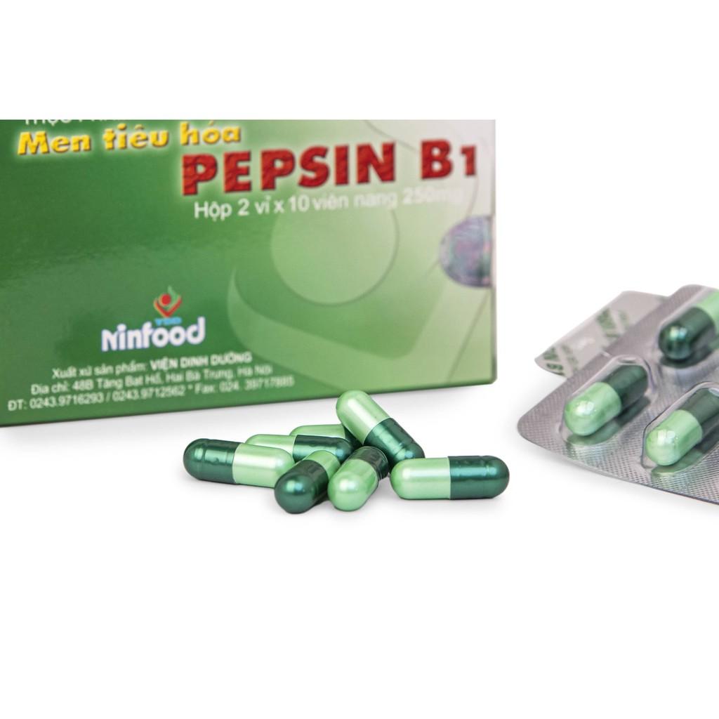 Men tiêu hóa Pepsin B1- Giảm nhanh chướng bụng đầy hơi, thích hợp người bị đại tràng- Viện dinh dưỡng quốc gia- Ninfood