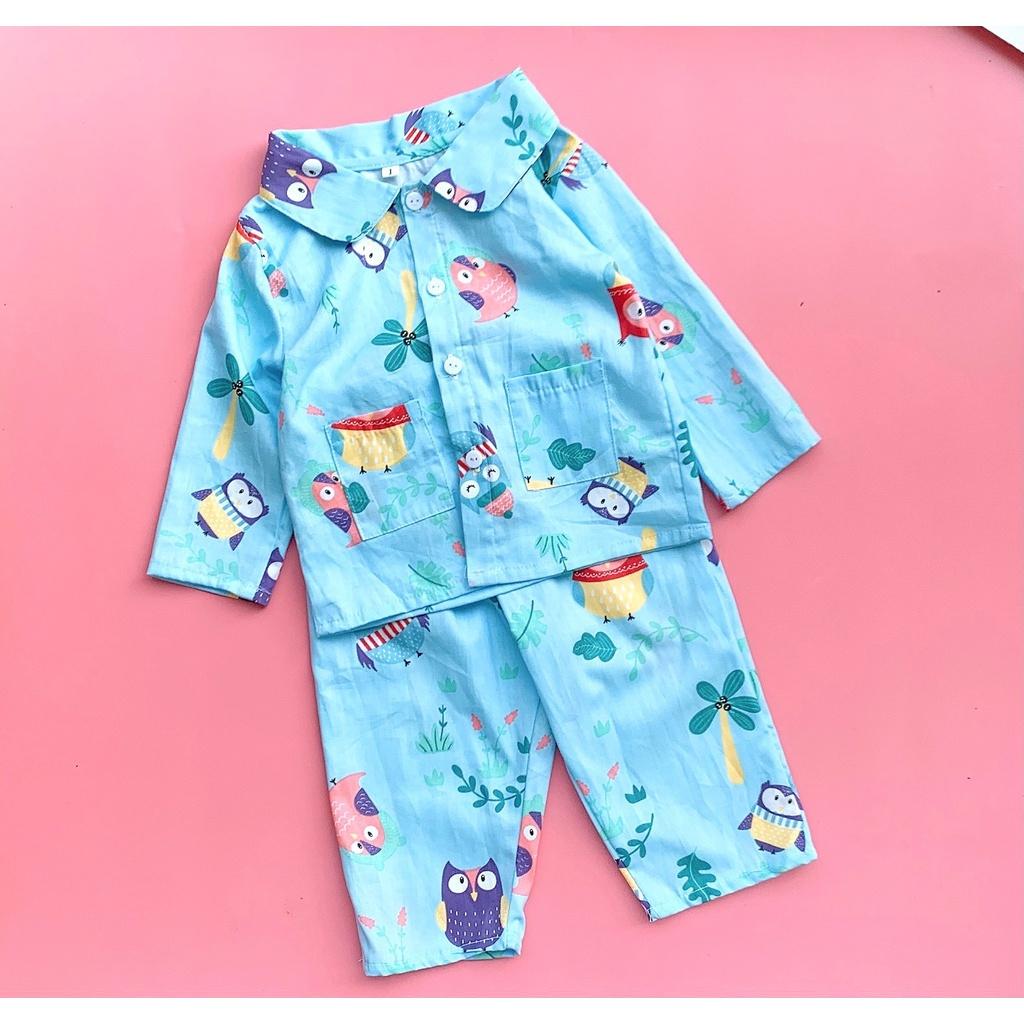 BỘ PIJAMA THÔ MÈM CHO BÉ OP KIDS