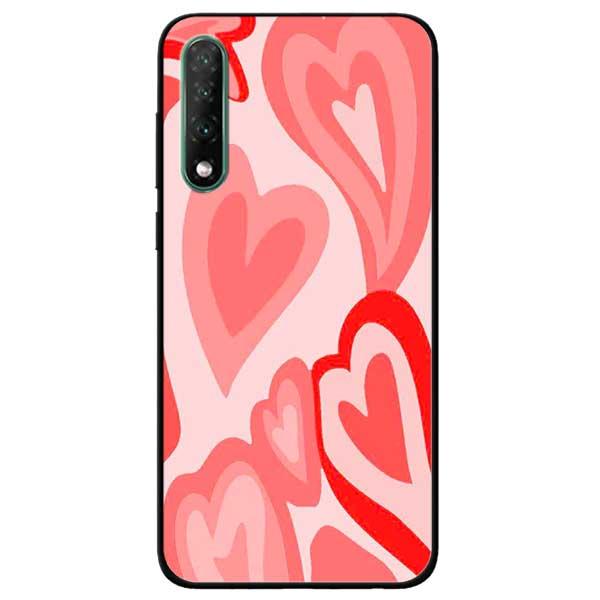 Ốp lưng dành cho Vsmart Live - Tim Viền Hồng