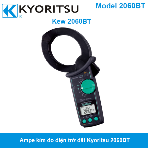 Hình ảnh Thiết bị đo phân tích công suất KEW KYORITSU 2060BT (1000VAC, 1000AAC, 1000kW, Bluetooth)