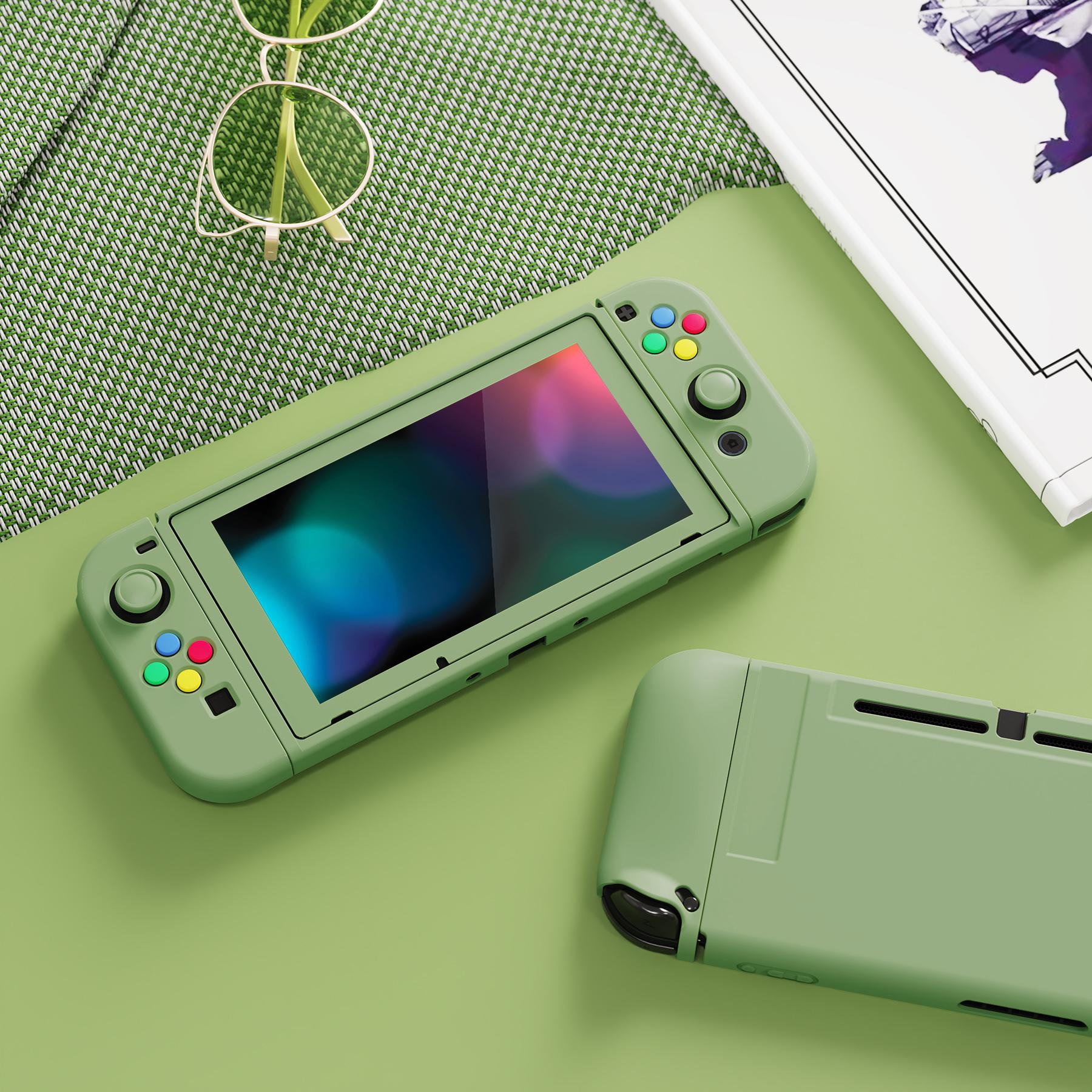 Ốp Lưng Mềm Bảo Vệ PlayVital ZealProtect Cho Phụ Kiện Nintendo Switch Có Kẹp Ngón Tay Cái