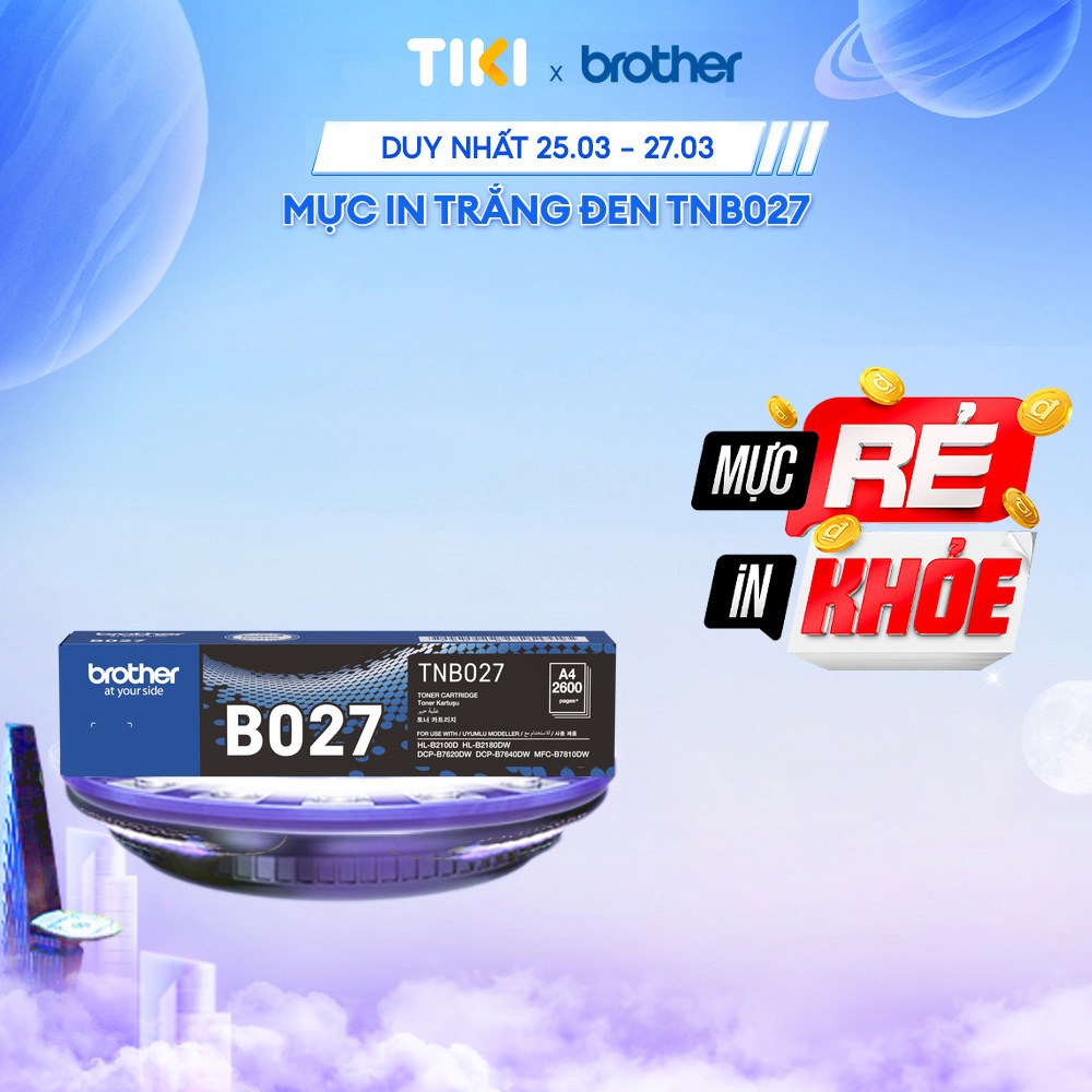 Mực in trắng đen TNB027 - Hàng chính hãng